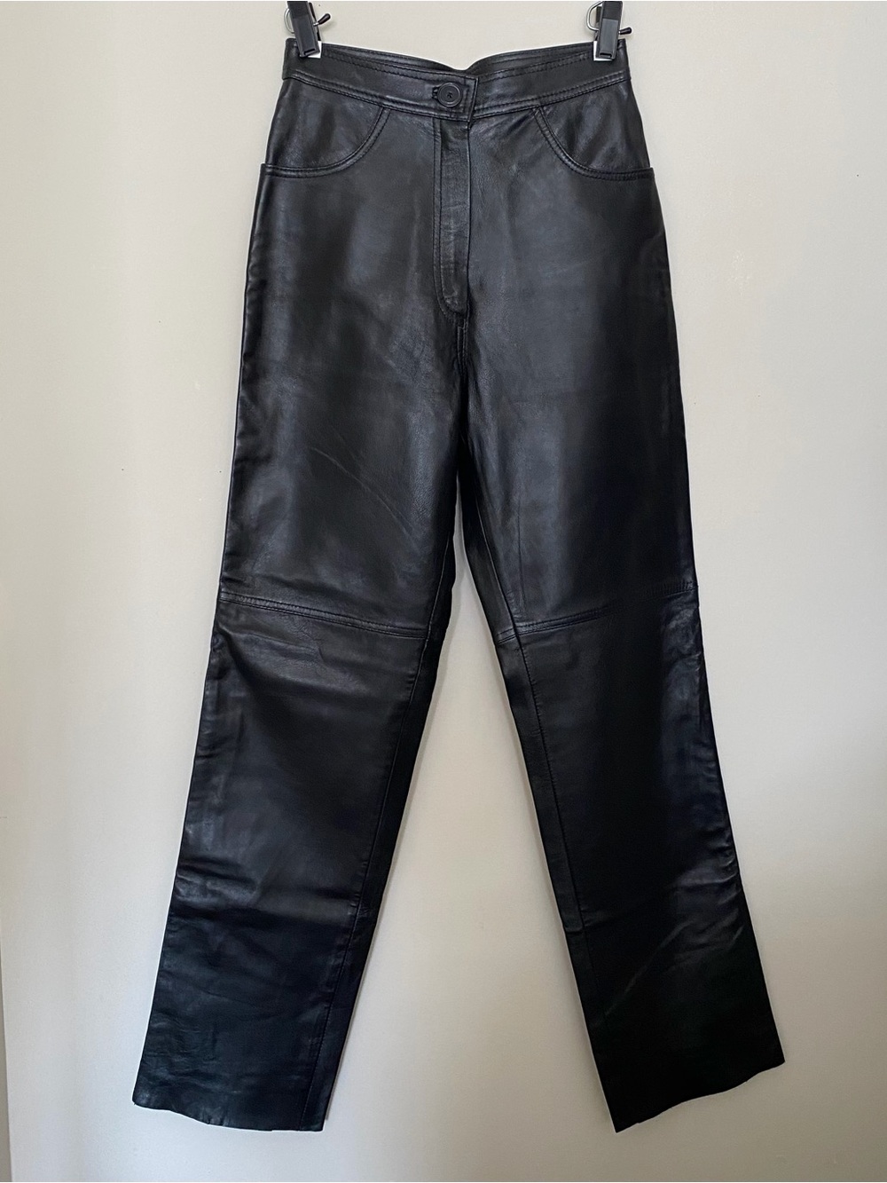 vintage leather trousers